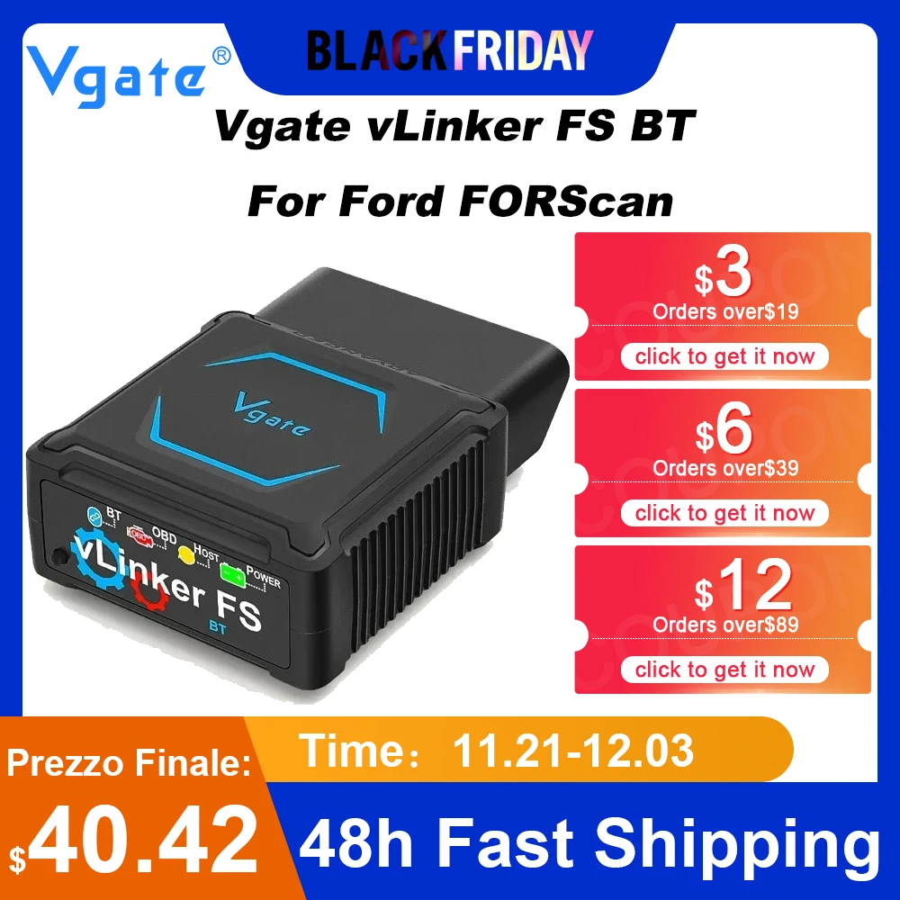 Vgate-Android/iOS用の車の診断ツール,フォードスキャン用のBluetooth付きデバイス,obd 327 obd 2 obd2