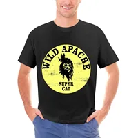 Super Cat Wild Apache Dancehall Reggae T Shirt Black