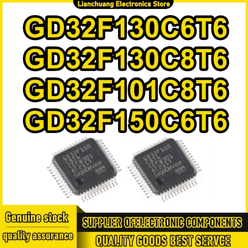 

Микроконтроллеры GD32F101C8T6, GD32F130C6T6, GD32F130C8T6, GD32F150C6T6, GD32F, GD32E IC MCU Chip 100% новые оригинальные в наличии