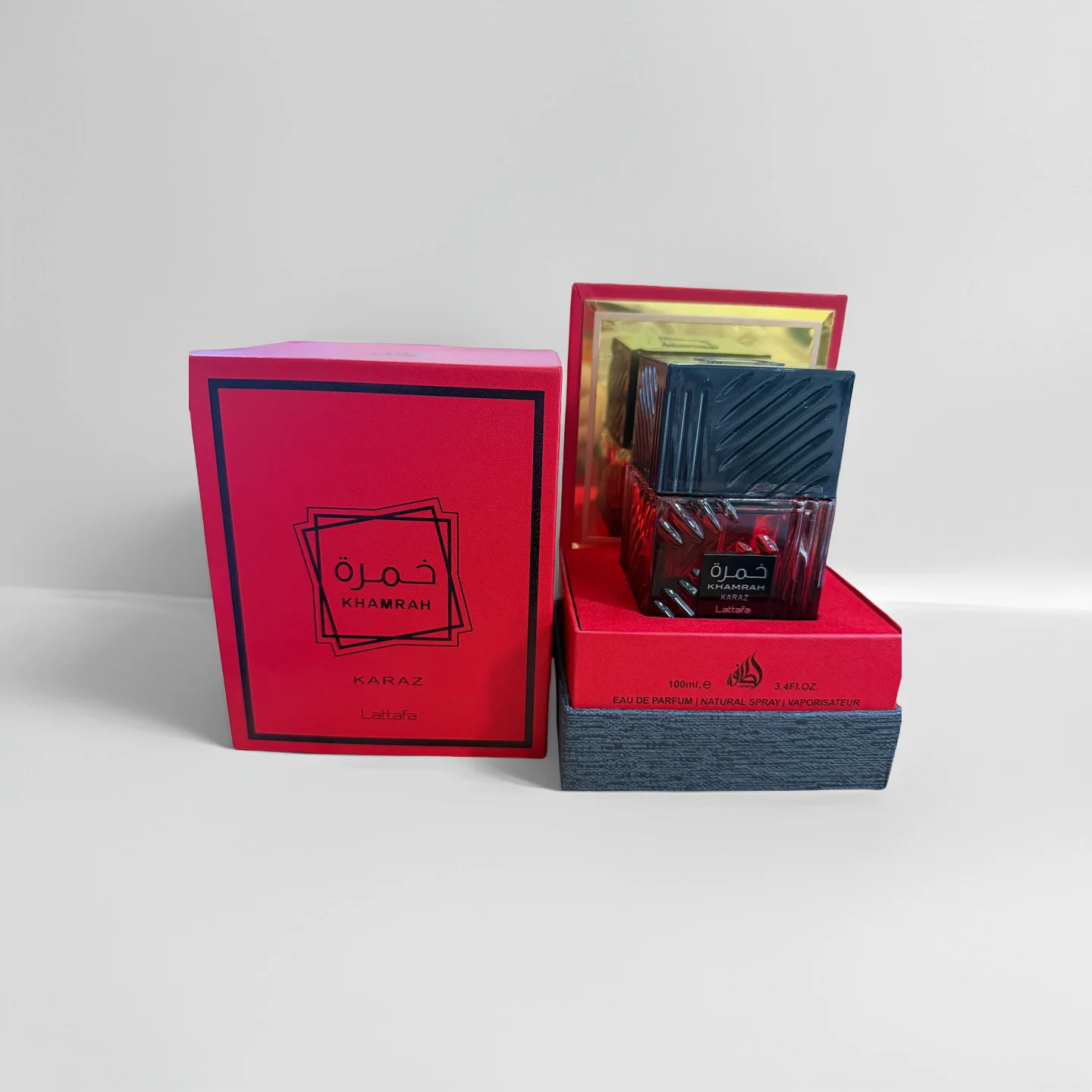 

Lattafa Khamrah KARAZ для унисекс Спрей для парфюмерии, 3,4 унции / 100 мл