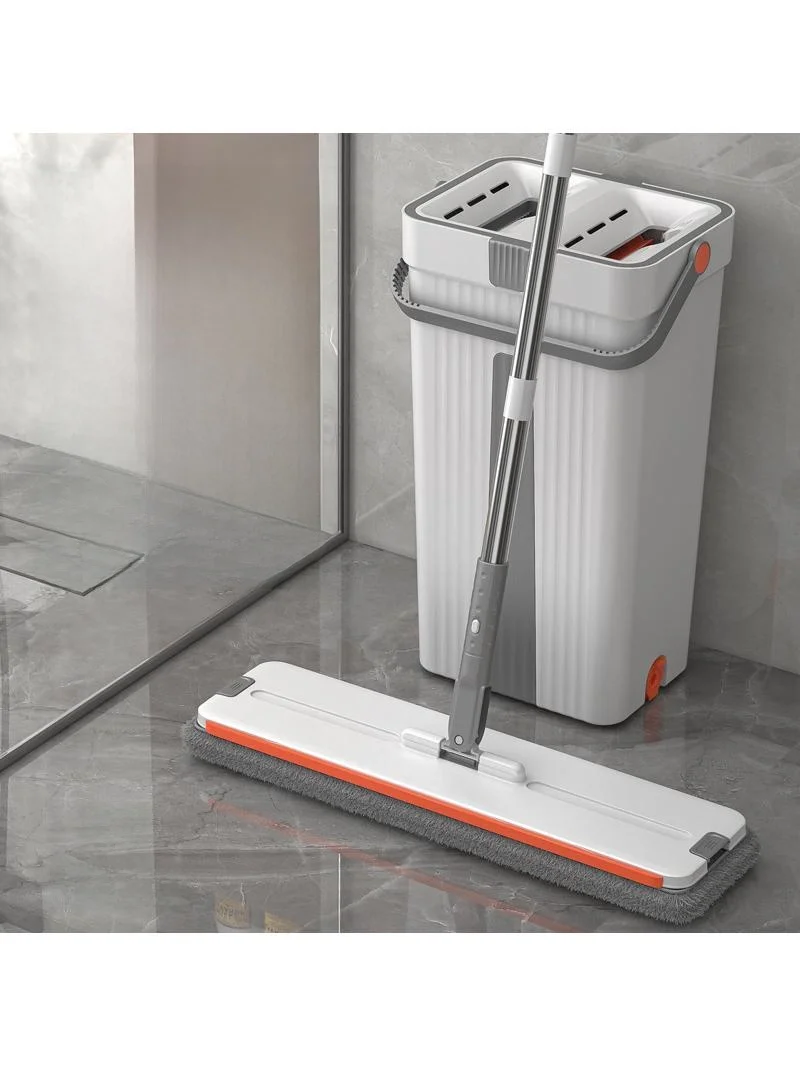 

Large Size Mop Set Household No-Hand-Wa Flat Mop Buet Mop Cleaning Tool Lazy Person Mop Kit Floor Cleaning Tools