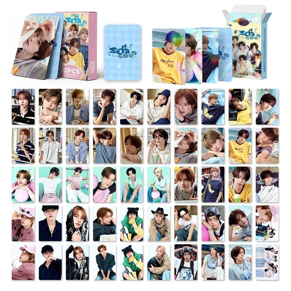 92/124PCS Boy Group Lomo Card New Album Photocards Card 2026 SODA  Flash Cards Stickers Fans Collection Cards Gifts