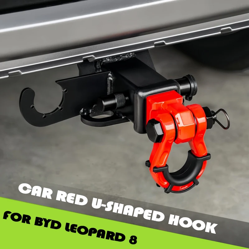 

Car Tailgate Trailer Hook Fit for BYD Leopard 8 Modified Auto Tailgate U-shaped Ring Trailer Arm Car Appearance Upgrade Parts