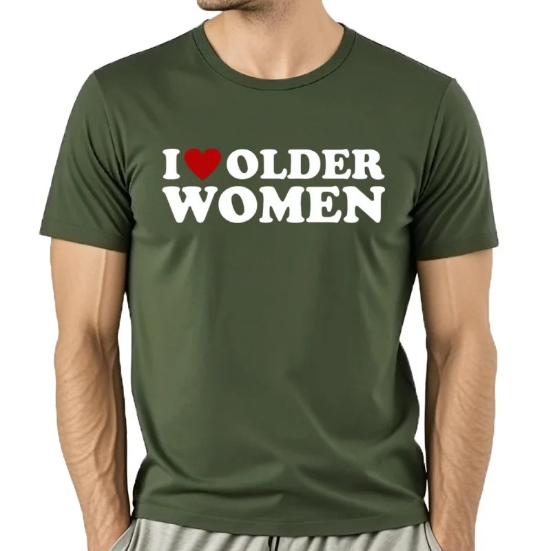 Camiseta de manga corta con cuello redondo para mujer mayor, ropa básica informal, camisetas calientes para mamás