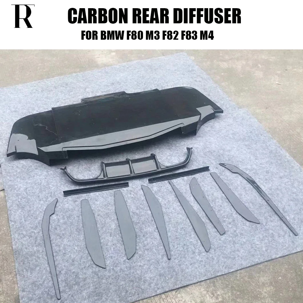 

Диффузор заднего бампера в стиле VRS из углеродного волокна для BMW F80 M3 F82 M4 Coupe F83 M4 Convertible 2012-2019