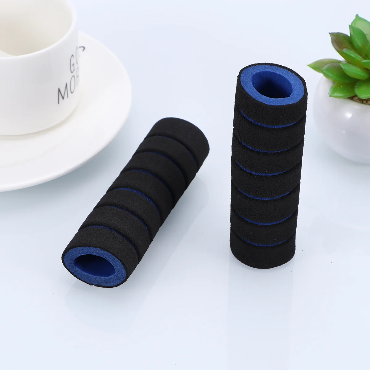 2pcs Bicycle Handlebar Grips Sponge Cover For Bike Mountain Electric Folding Scooter Tricycle Non-Slip Comfort Grip
