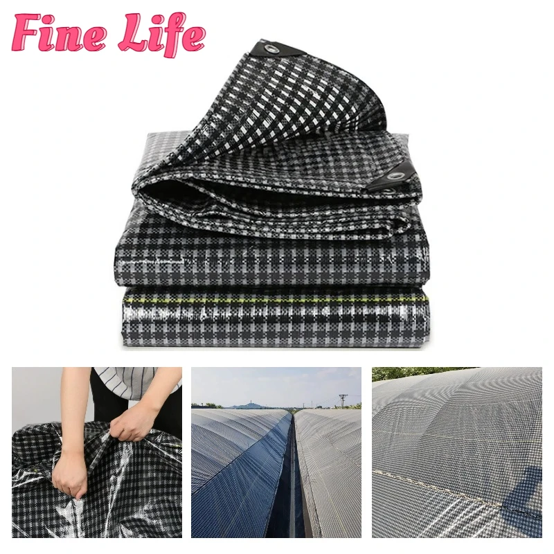 

Anti-aging Black White Tarpaulins Waterproof Sun-proof Rainproof Sunshade Plant Succulent Breeding Wear-resistant Shade Cloth