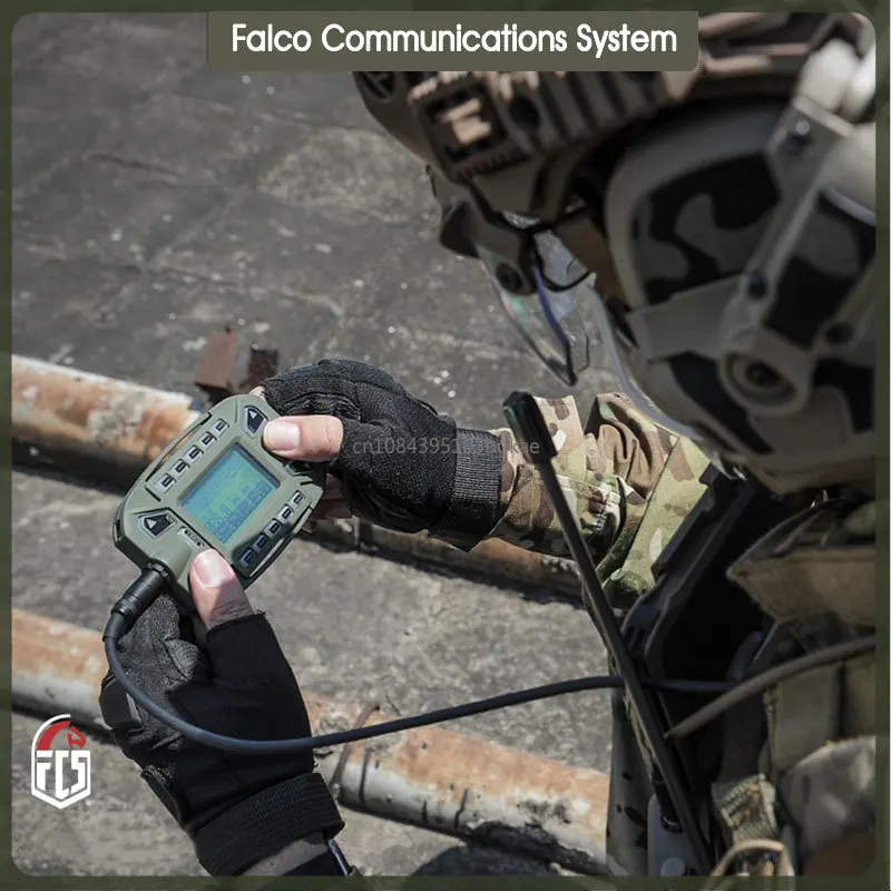 Imagem -03 - Fcs-tactical All-metal Comunicação Rádio Handconjunto Kdu Walkie-talkie Tactical Transceiver Devices an Prc152 a