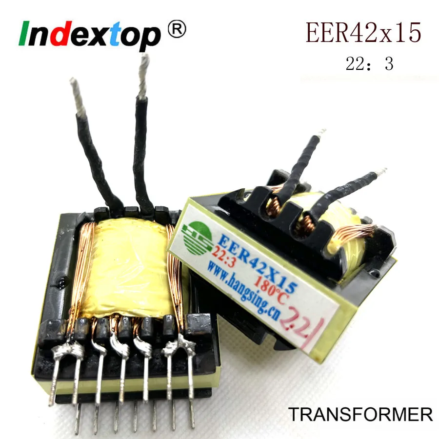 EER42x15 22:3 1PC Pulse Transformer Temperature 180℃ For Inverter Arc TIG Welding Middle Board 14 Feet