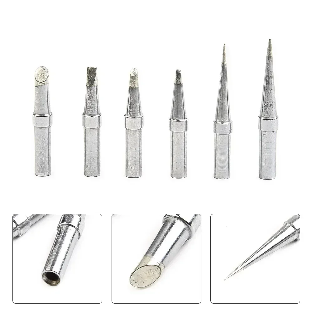 6Pcs/Set Replacement ET Soldering Iron Tips For Weller WE1010NA WESD51 WES50/51 Fits Solder Station Soldering Pencil