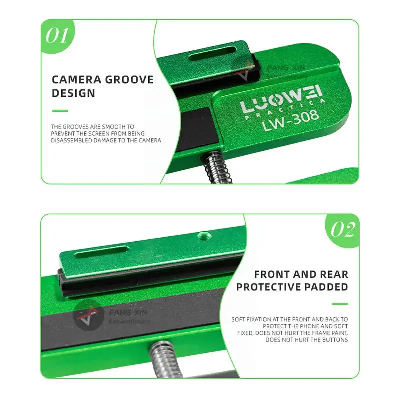 LUOWEI LW-308 Universal Mobile Phone Repair With Pressure Holding Function Fixture For iPhone Screen Side Hanging Clamp Tool