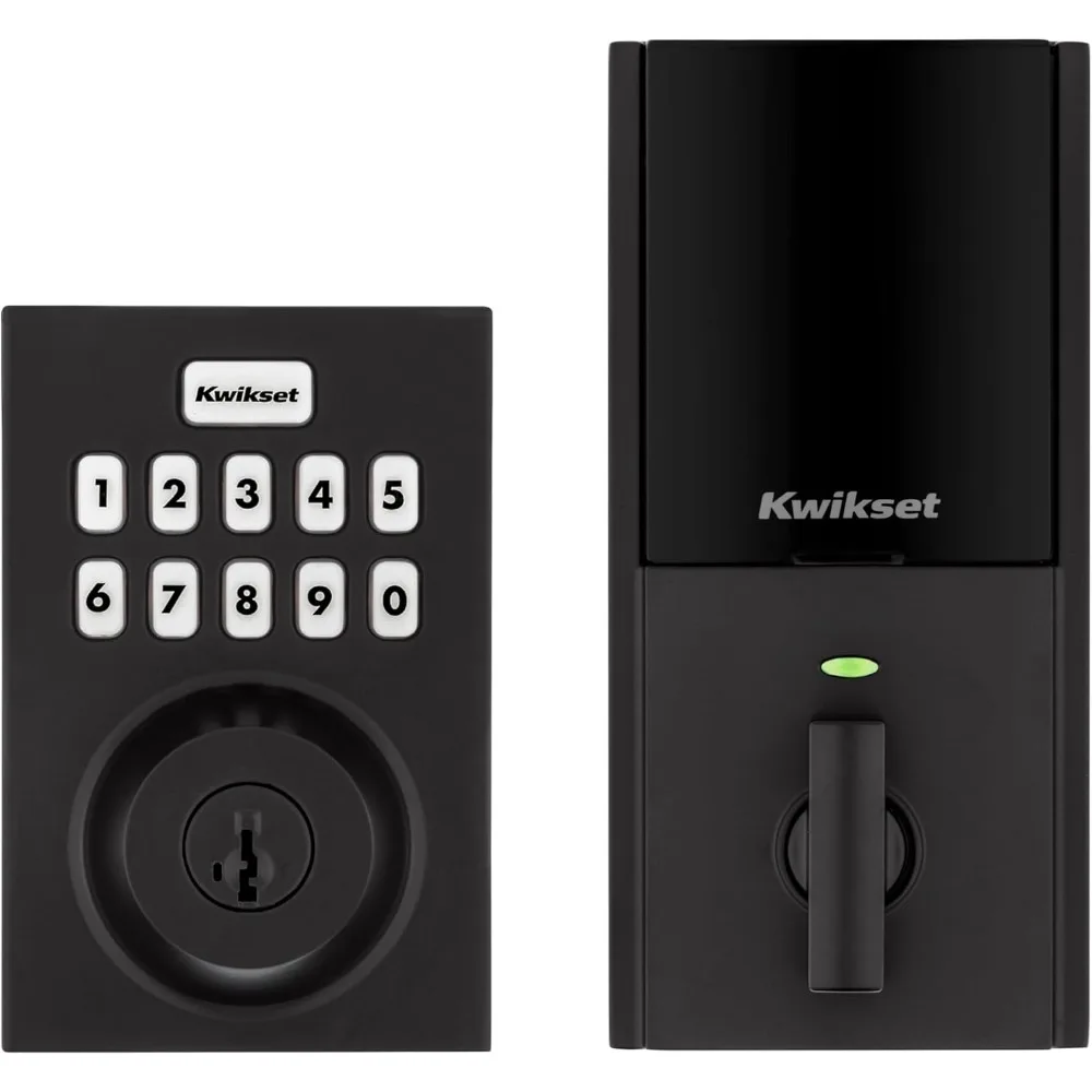 HomeConnect 620 Z-Wave Long Range Enabled Keypad Smart Lock Convenient Keyless Entry, Customizable User Codes, Ring Alarm Compa