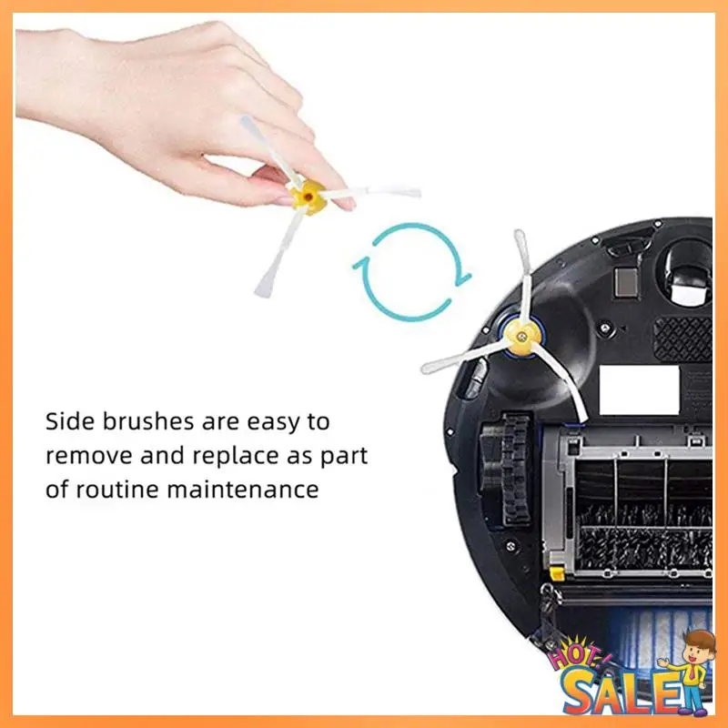 

Vacuum Cleaner Main Side Brush For Irobot Roomba 600 Series 605 671 692 630 631 650 651 655 660 585 Robot