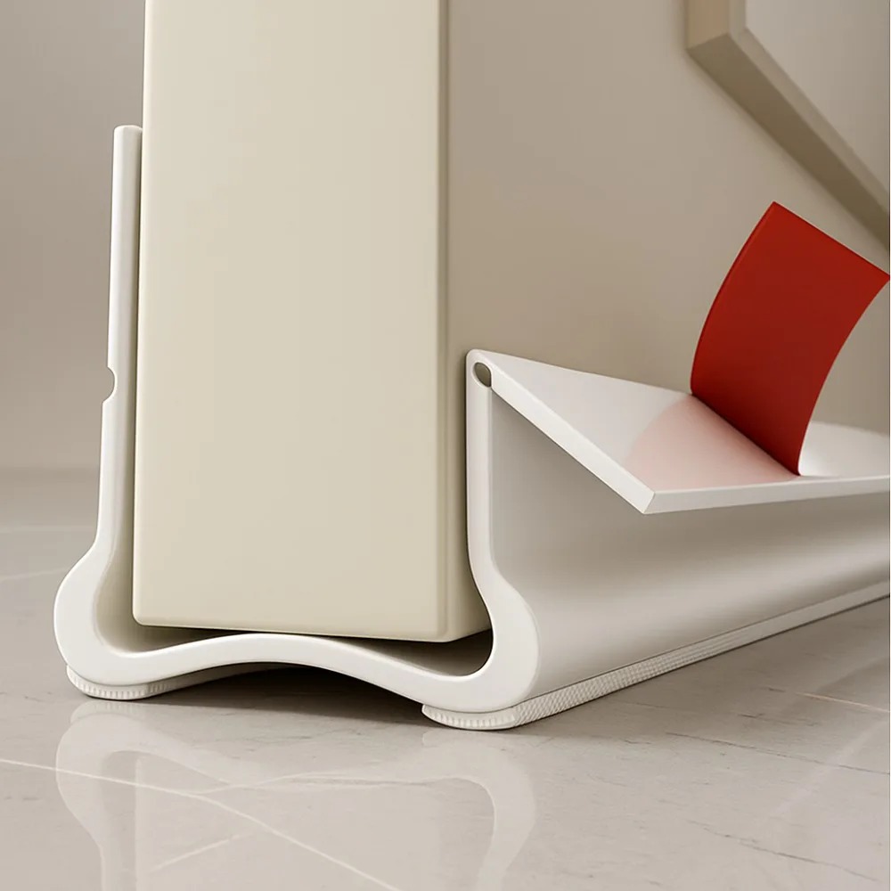 

1/2PC Flexible Door Bottom Seal Strip Soundproof Wind Dust Proof Weather Stripping Under Door Draft Stopper for Home