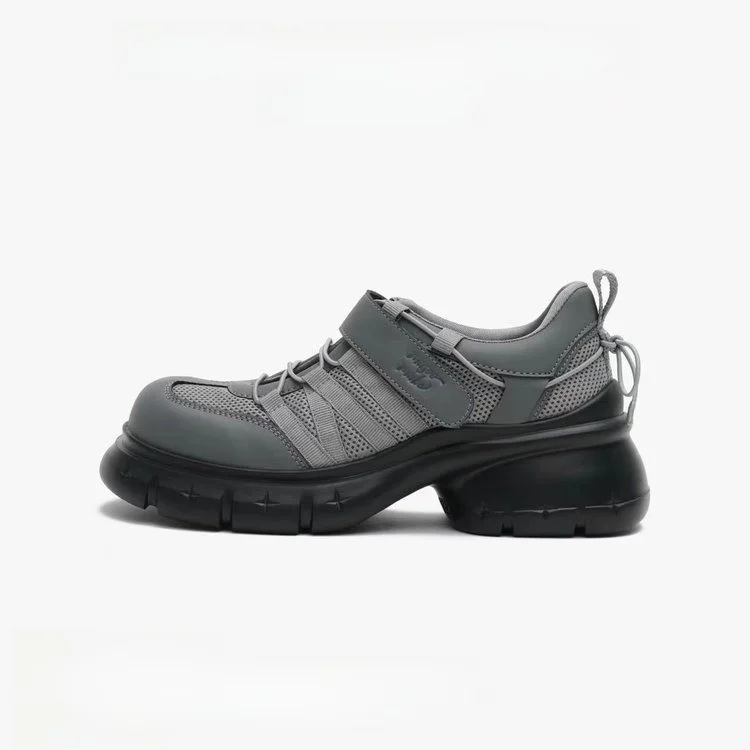 korean-style-mary-jane-ballet-flats-women's-sport-shoes-magic-tape-functional-wind-summer-spring-autumn-round-head-rubber-bottom