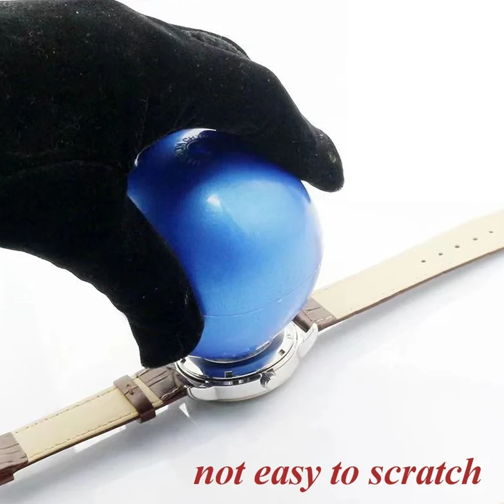 Abridor de reloj de goma, tipo bola de atornillado, fricción de reloj, abridor de cubierta trasera adhesiva, herramienta de reparación de relojes, accesorio para relojero