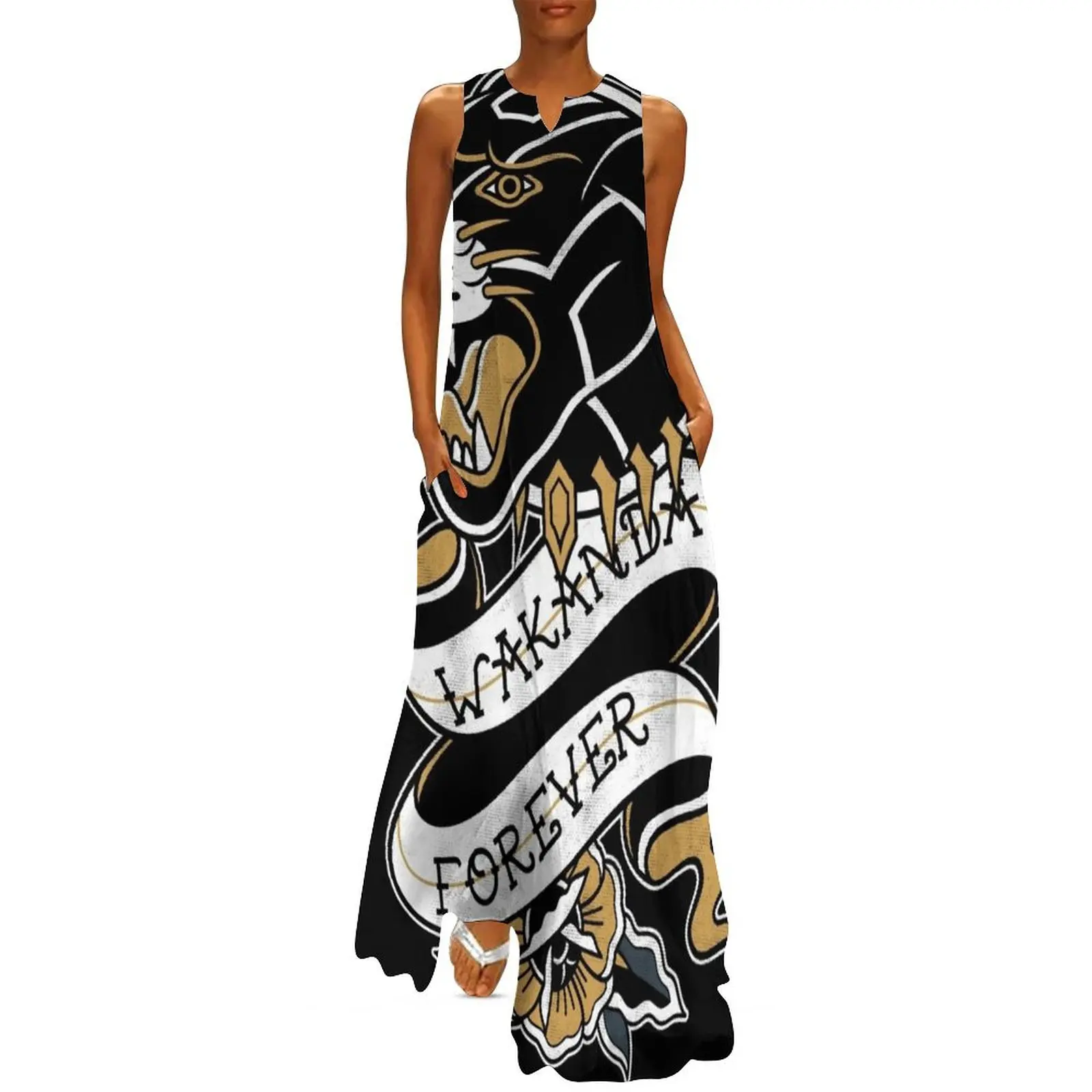 

Wakanda Forever Long Dress sexy dress for women long dress women