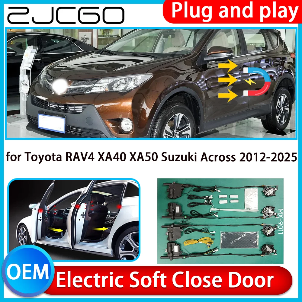 for Toyota RAV4 XA40 XA50 Suzuki Across 2012-2025 Auto Pull Car Soft Close Kit Door Power Latch Electric Door Catch Soft Closing
