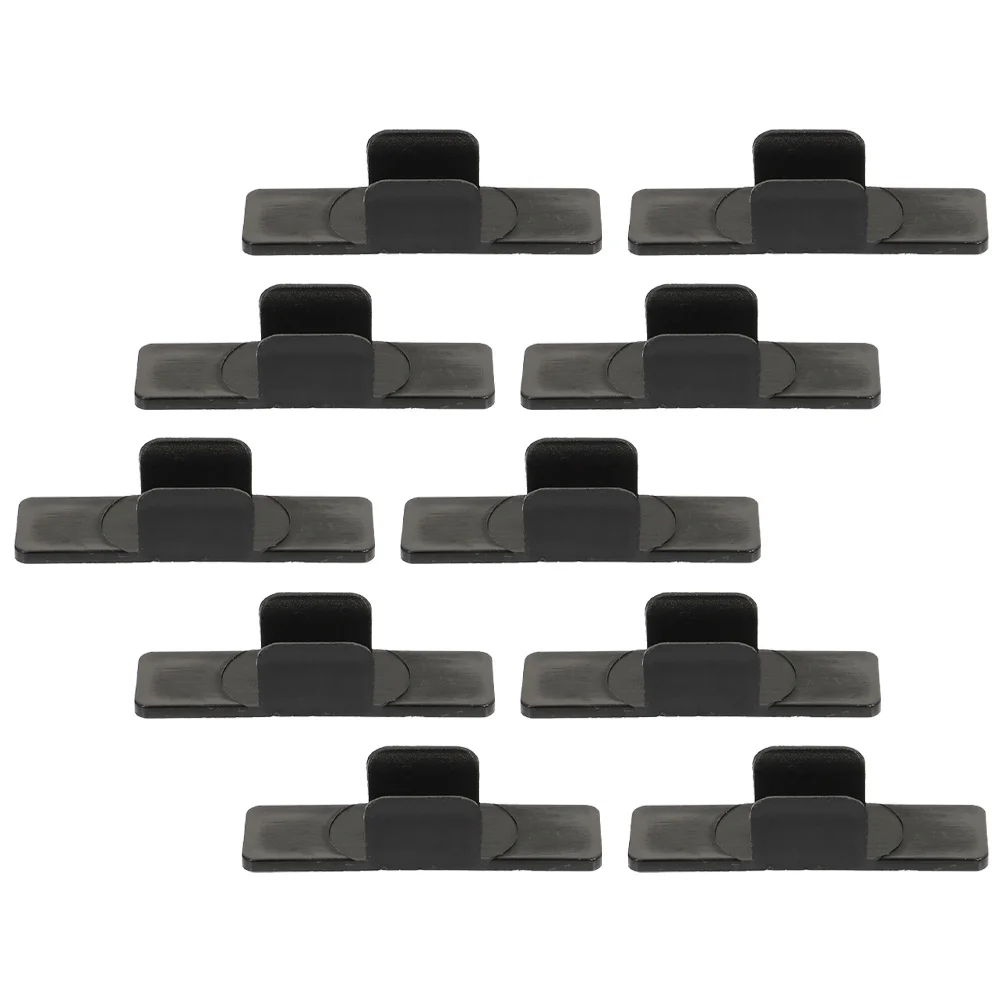

10Pcs Whiteboard Pen Clips Plastic Pen Holder Clip Adhesive Small Clamps for Office School Markers Wall Pencil Holder