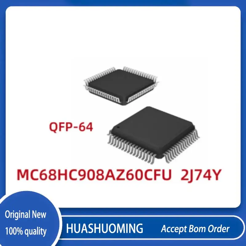 2PCS-10Pcs/Lot   MC68HC908AZ60CFU 2J74Y  MC68HC908AZ60CFU MC68HC908AZ60    MC68HC908AZ60CF  MC68HC908A  MC68HC908  MC68HC QFP64