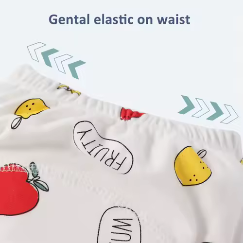 4PCS Baby Waterproof Diapers Pee Shorts Underwears Reusable Soft Ecological Cotton Toddler Potty Training Pants For Boys Girls - Image 5