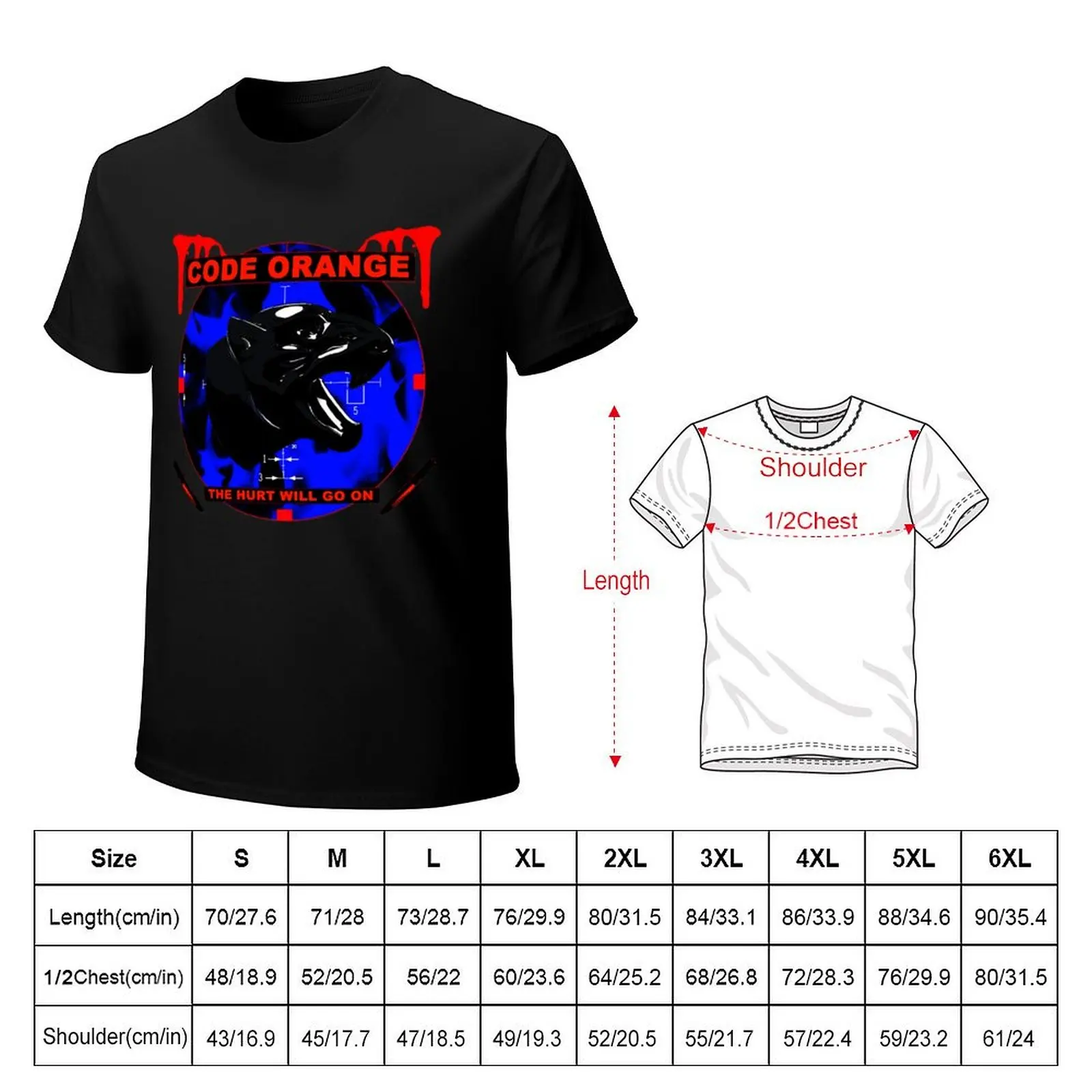 Code Orange For Fans T-Shirt Urban Style Print T-Shirt