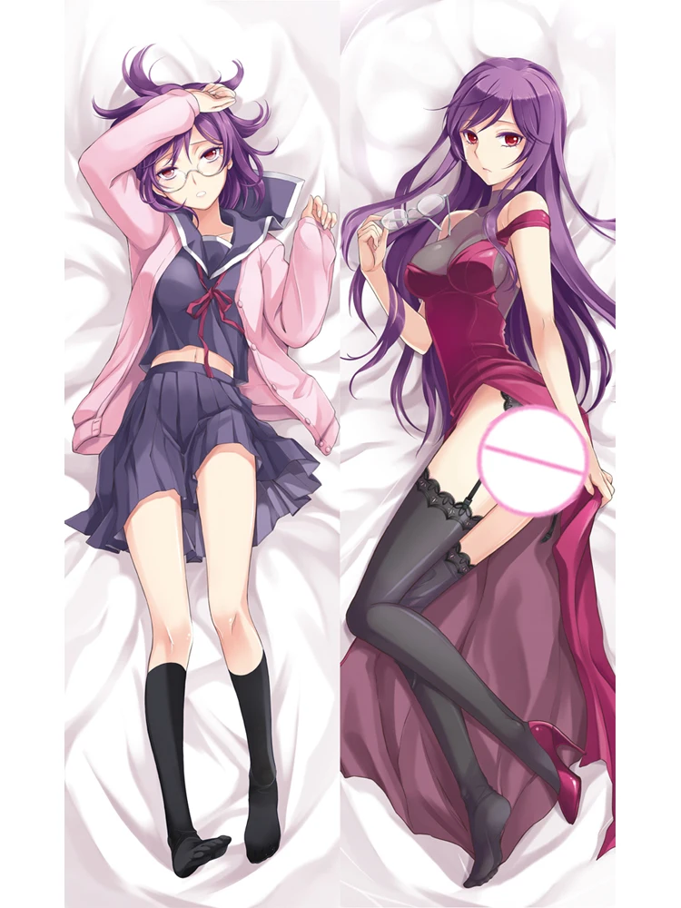 Dakimakura-Fronha de corpo impressa lado 2 menina bonita, almofada de abraço anime, decoração do fundamento, capa de travesseiro, 2024