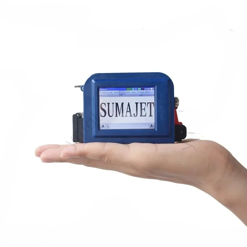 Mini Hand Jet Printer Ink Cartridge Portable Handheld Inkjet Printer Expiry Date Batch Coding Machine for Bottle Plastic Bag