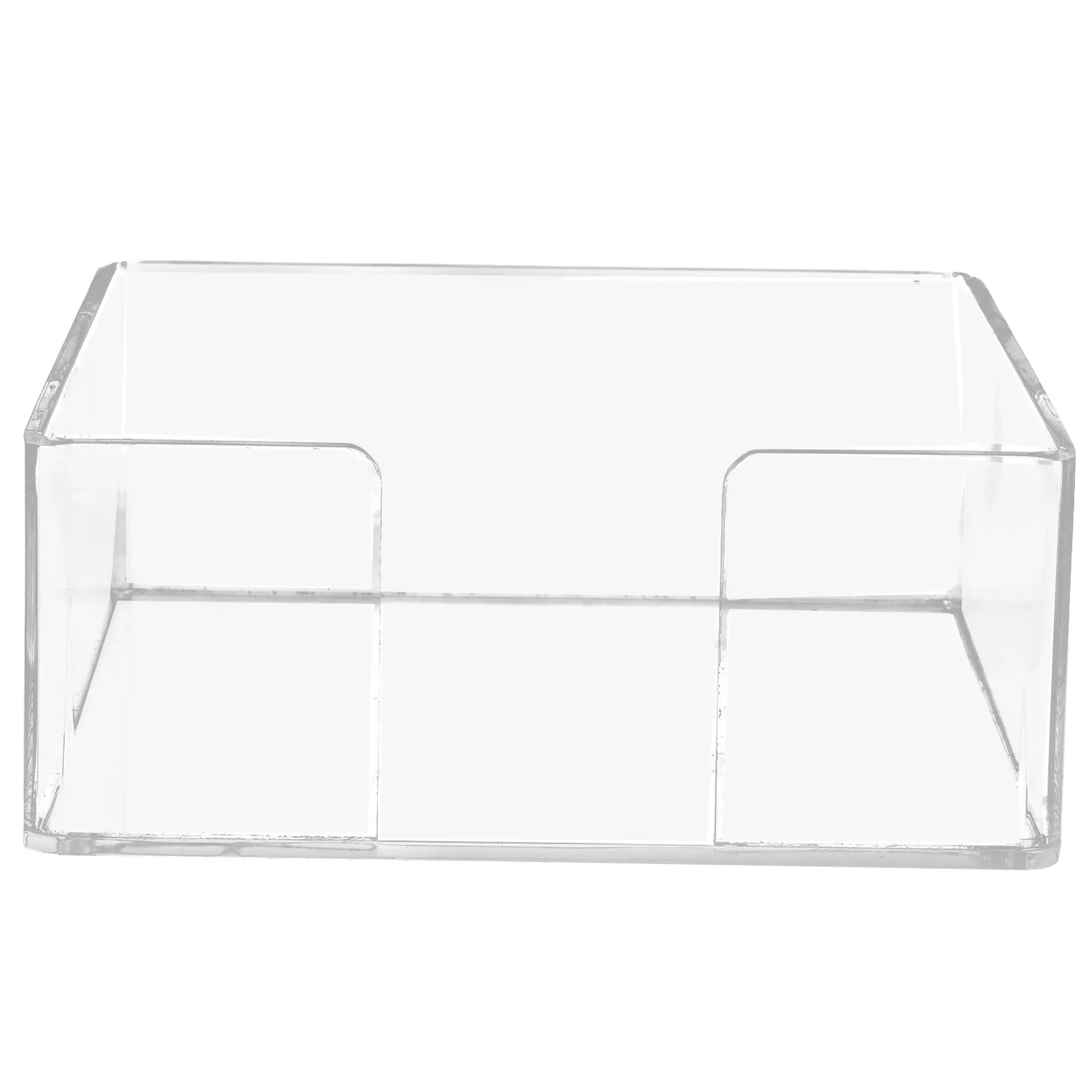 

Modern Clear Acrylic Napkin Holder Stylish Minimalist Table Decor Functional Standing Napkin Dispenser for Kitchen Dining Room