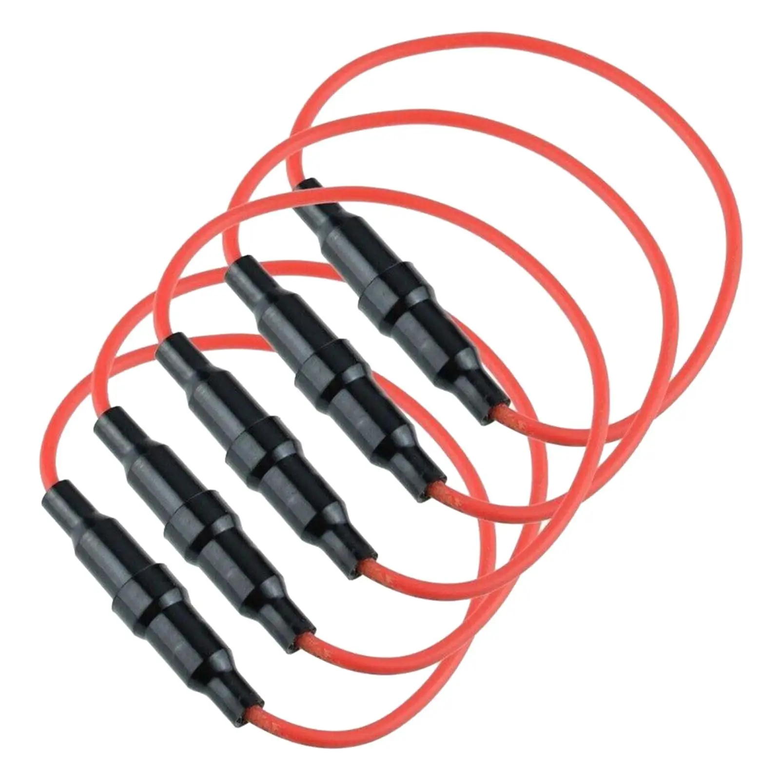 5 Pieces Fuse Holder 5x20mm Protection High Temperature Resistant Waterproof