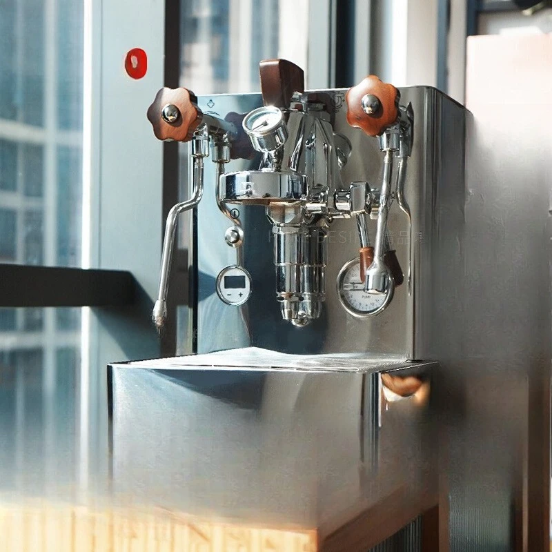 Coffee machine, semi-automatic extraction Italian, commercial variable pressure double boiler