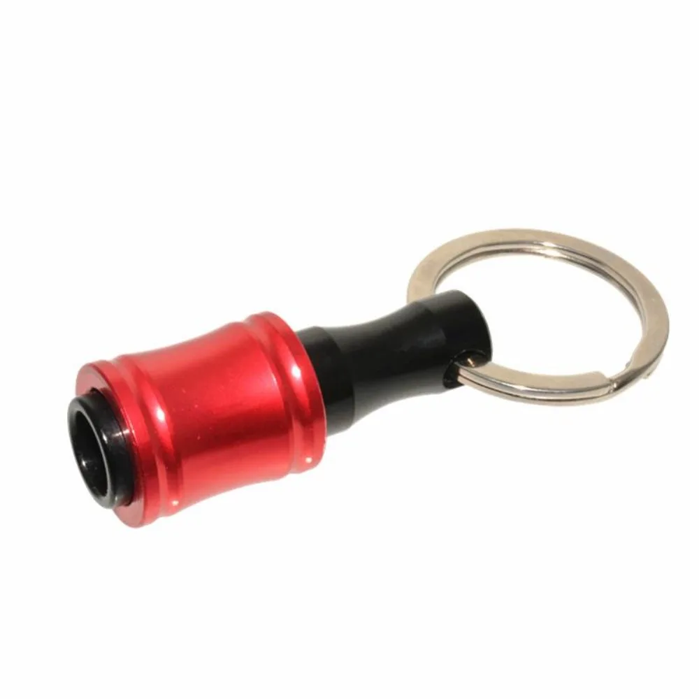 6pcs 6pcs Key Chain Adapter Drill Bit Portable Hexagonal Shank Screwdriver Head Holder Handheld Light-weight Hand Tool Outdoor
