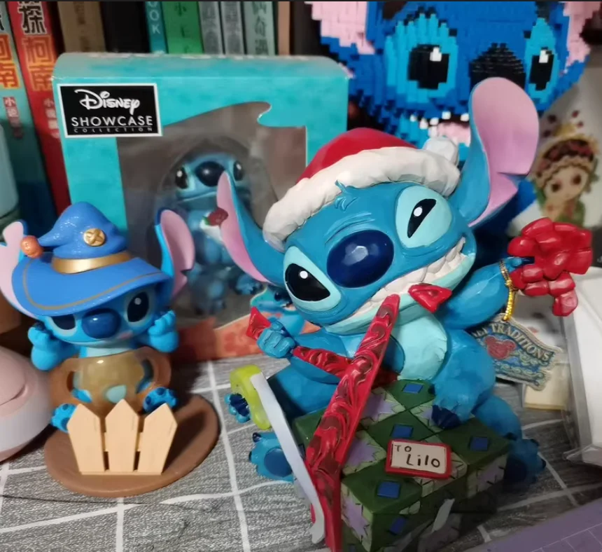 Valentine Day Stitch Action Figure Christmas Unboxing Excellent Stitch Figurine Star Wars Birthday Gift Suitable For Friends