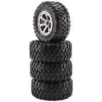 Newest  4Pcs 73mm Tire Tyre Wheel for WPL C14 C24 B24 B36 MN D90 MN-90 MN99S FY003 FY004 RC Car Upgrade Parts Accessories