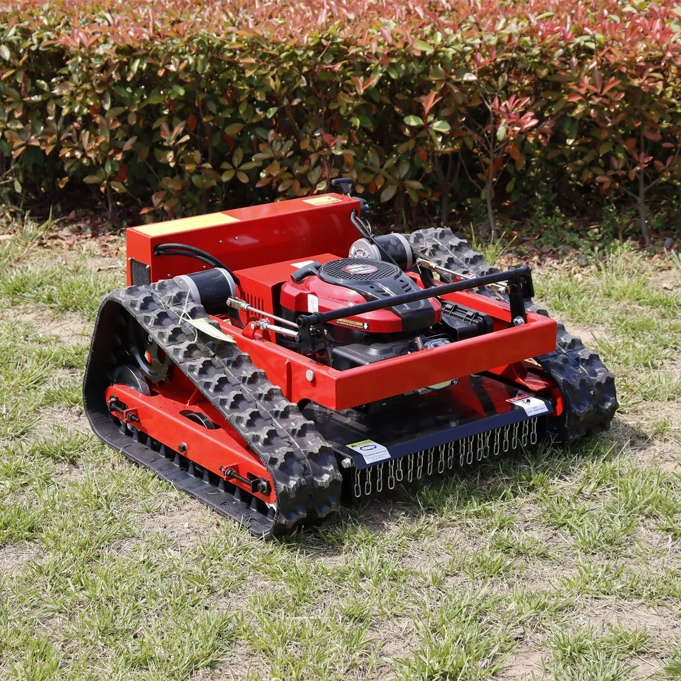 

Remote Control Lawn Mower Crawler All Terrain Slope Mowing Machine Tracked Radio Controlled Grass Cutter Robotic Mowers