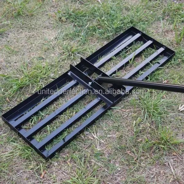 Large 30*10in Manual Steel Lawn Leveller For Garden Accessories Organic Fertilizer Sand Spreader For Garden Yard Turf