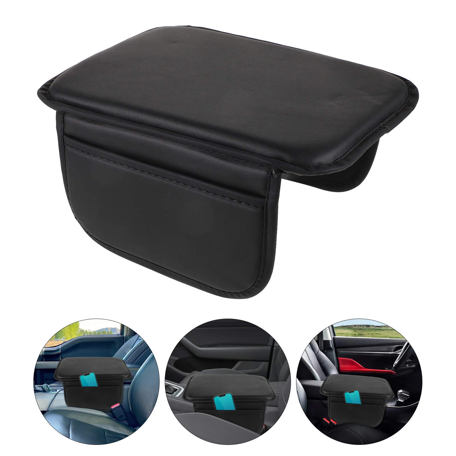 

Memory Foam Elbow Support Car Armrest Mat Cushion for Pad Cover Truck Automatic
