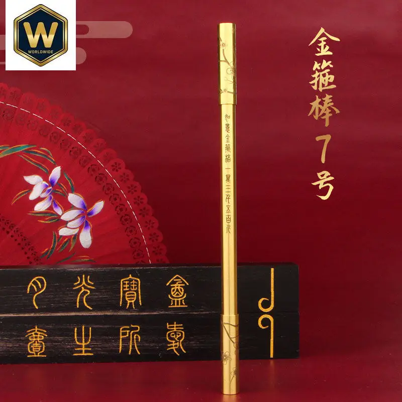 

Металлическая ручка Golden Cudgel No.7 ультратонкая, удлиненная, для женщин - креативный подарок для жены и девушки