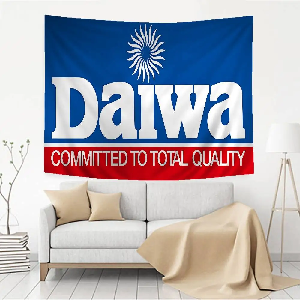 Fashion D-Daiwa Fishing Printed Large Wall Tapestry Indian Buddha Wall Decoration Witchcraft Bohemian Hippie Wall Art Decor
