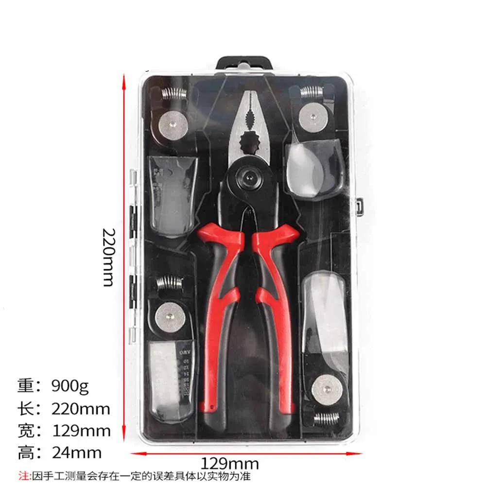 Interchangeable Head Type Wire Cutting Pliers Electrician Stripping Multifunctional Steel Cutting Hardware Tool Set