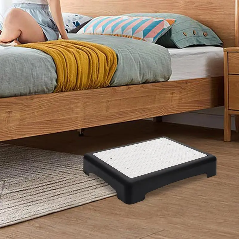 Imagem -04 - Anti-slip Half Step Stool para Idosos Riser de Escada Portátil Superfície Antiderrapante Cama de Chuveiro Segura