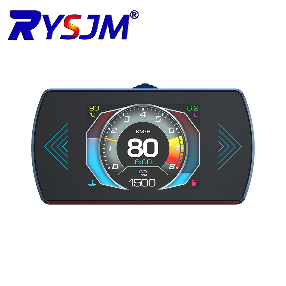

P12 OBD Car Trip Computer Head Up Display Multiple Functions Car Accessories with Water Temperature Fuel Consumption Voltage