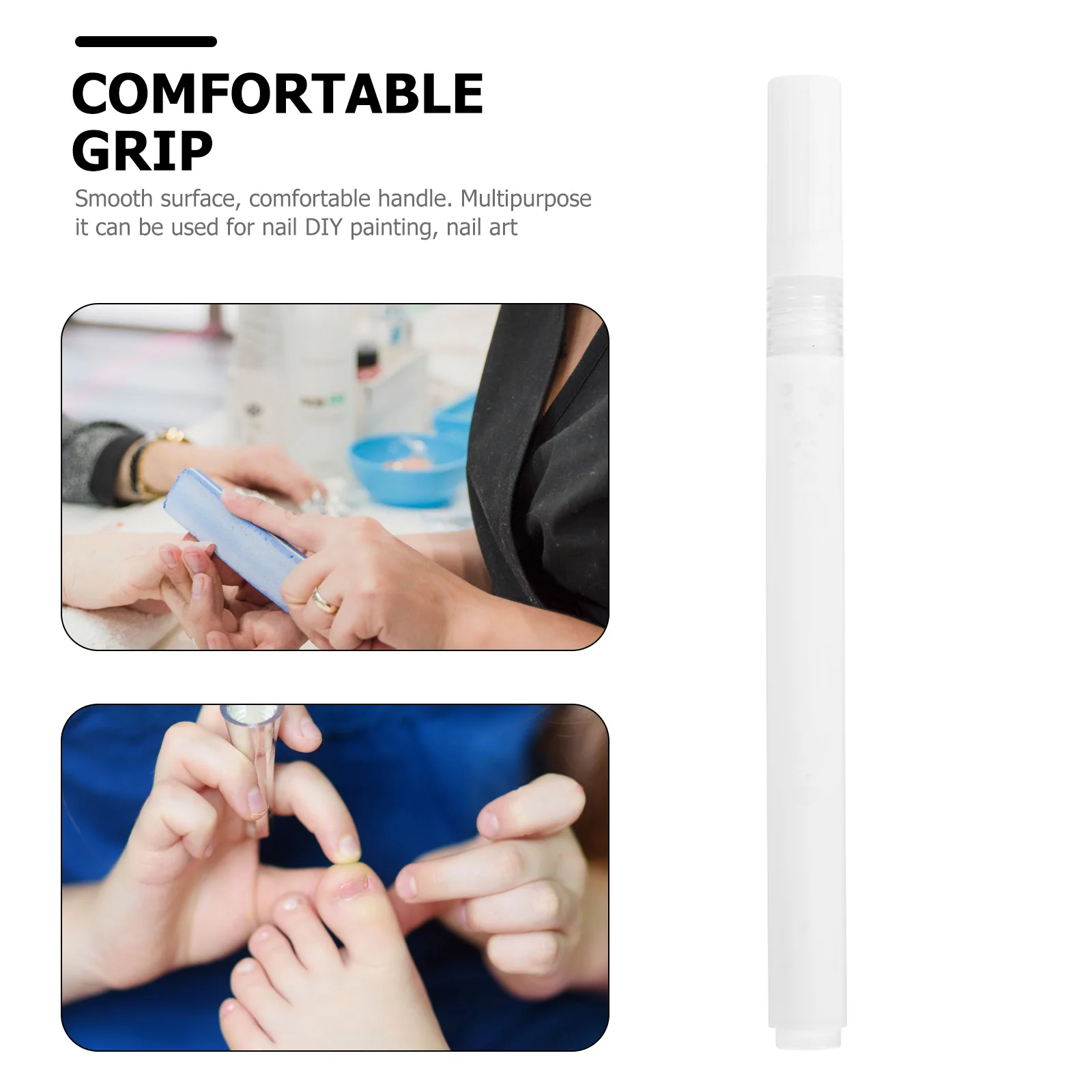 

Waterproof Graffiti Pen Nail Art Drawing Tool DIY Kit PP Material Long Lasting Manicure Pen Practical Gift Idea