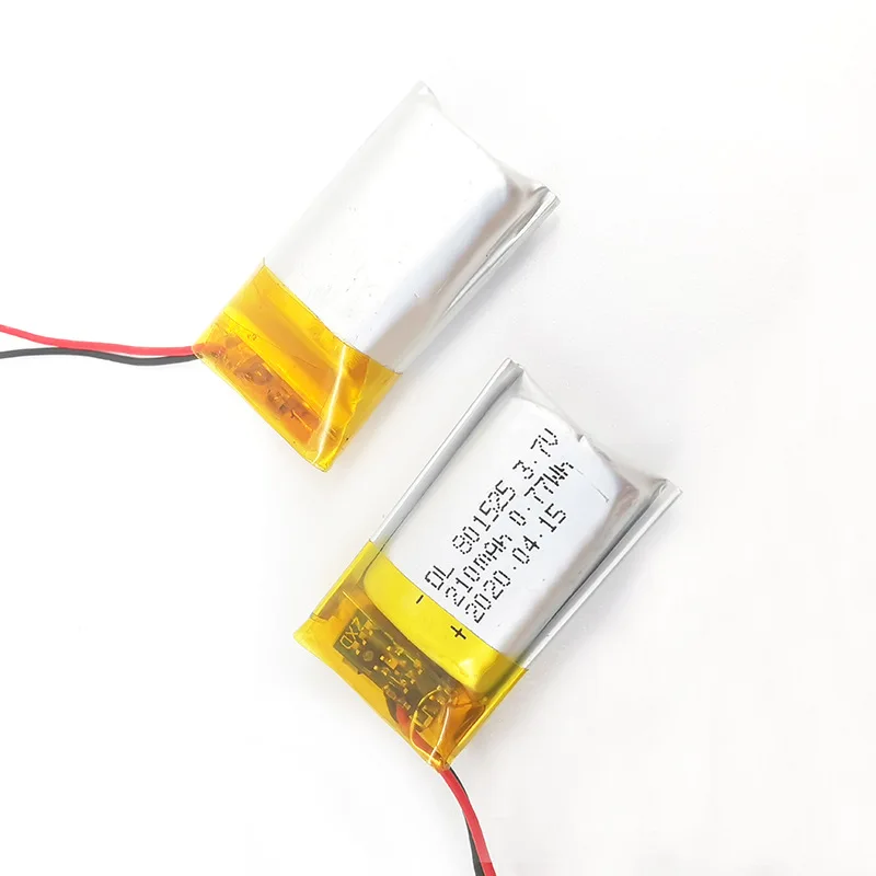 801525 fabricant de batterie au lithium casque Bluetooth batterie polymère 3.7V 230mah Dongguan batterie au lithium recharge 1100 fois