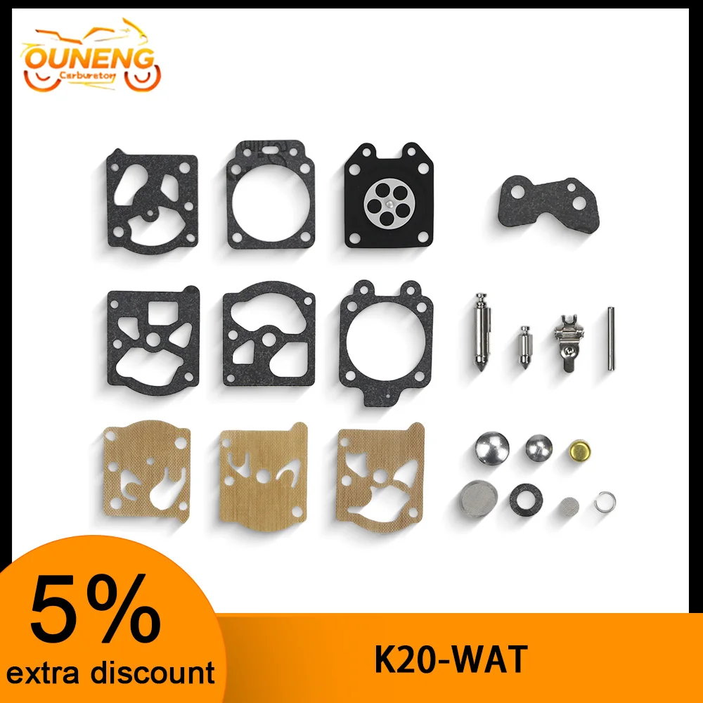 For Stihl 021 023 025 026 1121 1123 1130 Walbro WA & WT K20-WAT Chainsaw Carburetor Carb Repair Kit