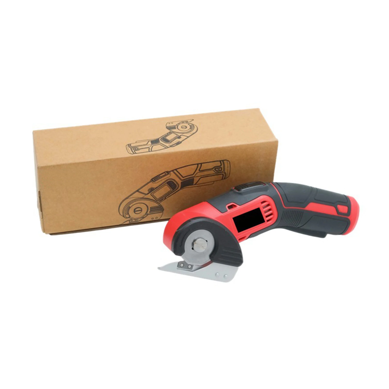 Cordless Electric Scissors 4V 2000mah Rechargeable Cutter with Safety Lock 240RPM for Cardboard Leather Paper Felt Fabric Denim