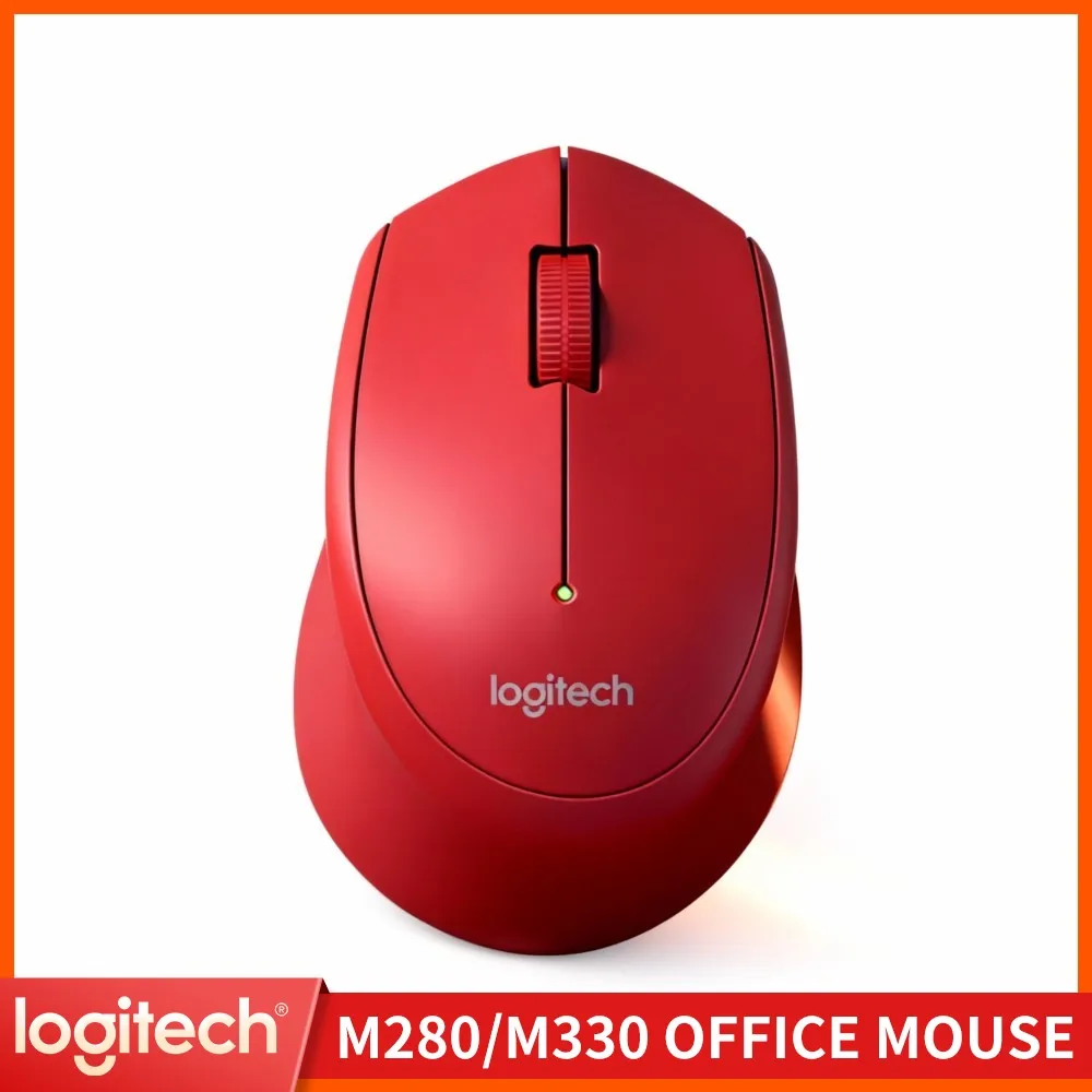 Logitech M280 Ergonomic Wireless Mouse Plug And Play Function 1000 DPI 10M Range 18-Month Battery For PC Laptop Linux