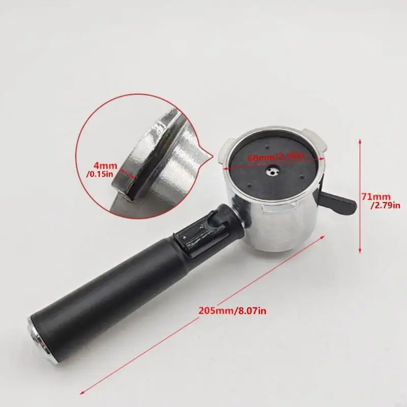 Molf Coffee Portafilter geschikt voor meeste koffiemachines om smaak te verbeteren