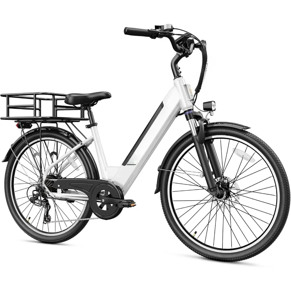 

Электровелосипед Roamer ST для взрослых, двигатель 200 Вт, максимальная скорость 45 км/ч, городской круизер, 26-дюймовый городской электровелосипед, съемный аккумулятор 528 Вт·ч. Индивидуальная комплектация.