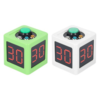 1.4in 4 Sided Cube Timer Digital Shot Timer Countdown Stopwatch for Private Poker Chess Casinos